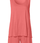 Serena Cotton And Linen Short Pajama Set | Lantana 74793-2347